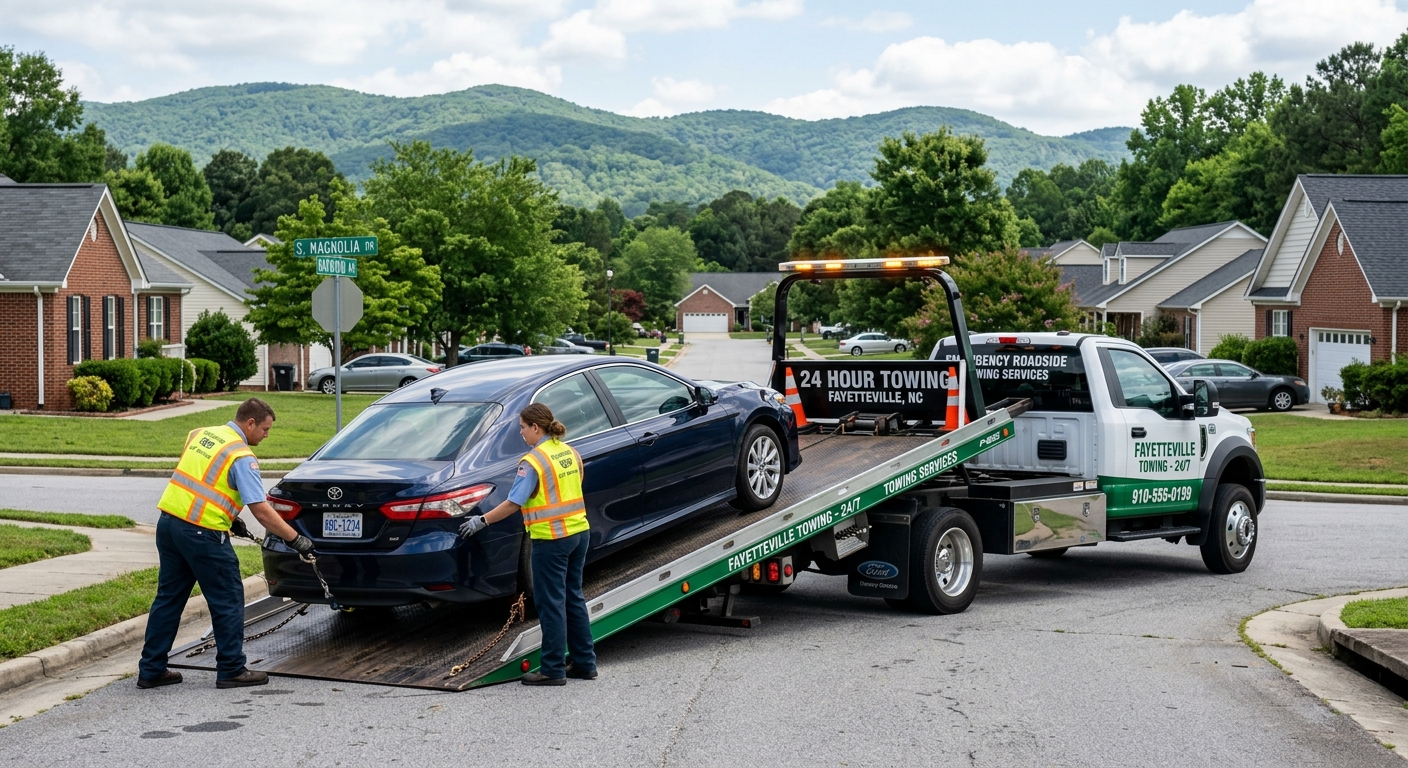 24 Hour Towing Fayetteville NC — Fayetteville,North Carolina,United States towing services fayetteville nc