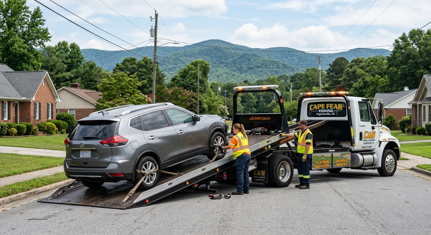 Flatbed Towing Fayetteville — Fayetteville,North Carolina,United States towing services fayetteville nc