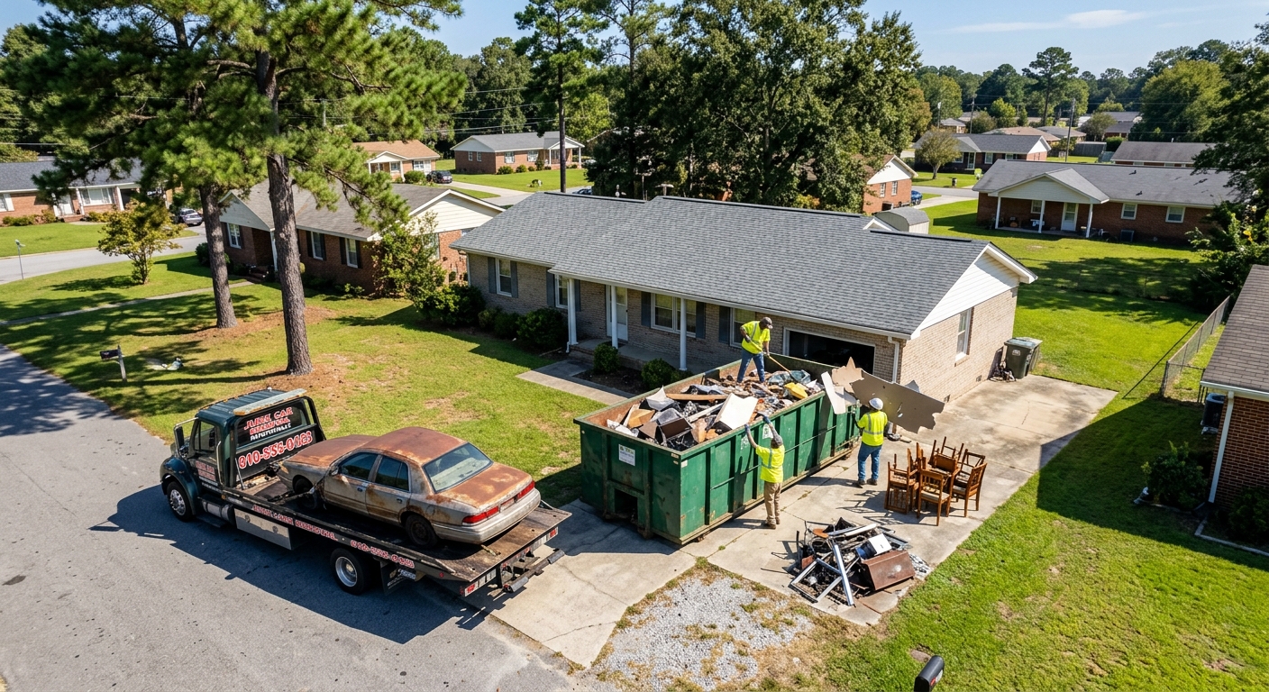 Junk Car Removal Fayetteville — Fayetteville,North Carolina,United States towing services fayetteville nc